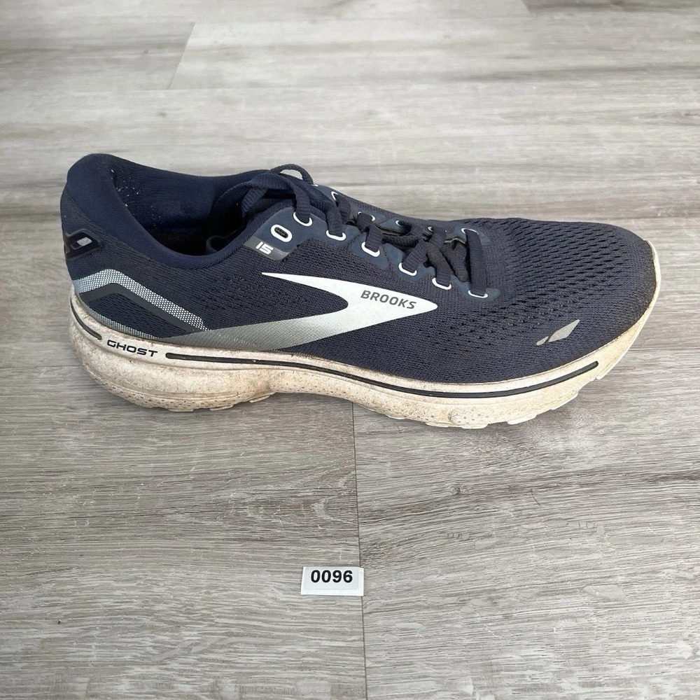 Brooks Ghost 15 Womens Running Shoes Navy Blue Sneaker 1203801B450 Size 8.5